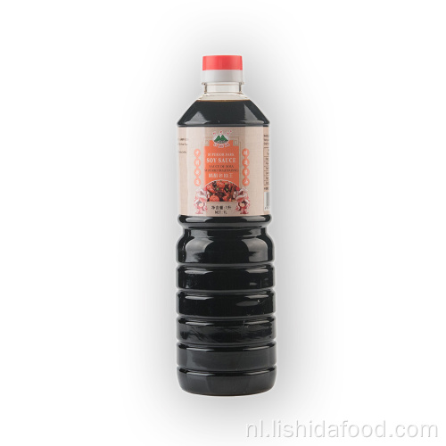 1000 ml glazen fles superieure donkere sojasaus